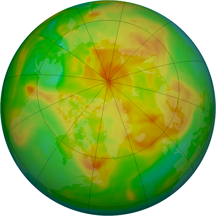 Arctic ozone map for 28 May 2006